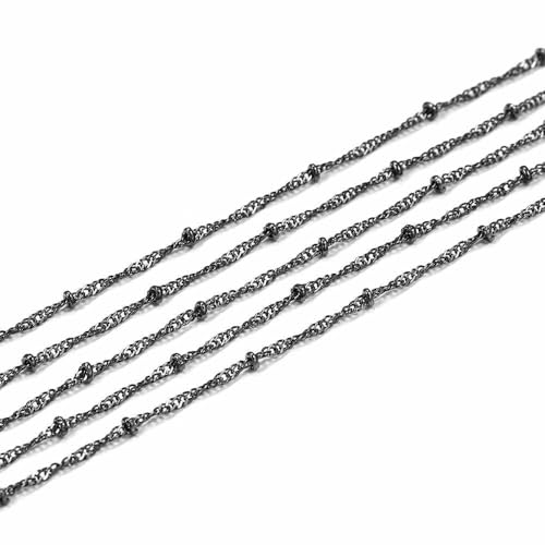 5 m/Los Kupfer Breite 1,8 mm Kugelkette Halskette Perlenkette für DIY Fußkettchen Schmuckherstellung Zubehör Zubehör-Gun Black-Kette breit 1,8 mm 5 m/Los Kupfer Breite 1,8 mm Kugelkette Halskette Perlenkette für DIY Fußkettchen Schmuckherstellung Zubehör Zubehör-Gun Black-Kette breit 1,8 mm von TBSKUY