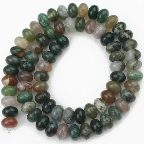 5 x 8 mm Naturstein-Rondelle-Perlen, Turmalin, Citrin, Angelit, Tigerauge, Abakus-Quarz, lose Perlen für die Herstellung von Armbändern – Indien-Achat 5 x 8 mm Naturstein-Rondelle-Perlen, Turmalin, Citrin, Angelit, Tigerauge, Abakus-Quarz, lose Perlen für die Herstellung von Armbändern – Indien-Achat von TBSKUY