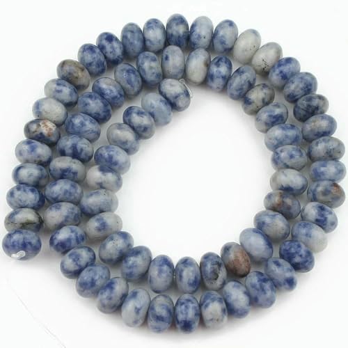 5 x 8 mm Naturstein-Rondelle-Perlen, Turmalin, Citrin, Angelit, Tigerauge, Abakus-Quarz, lose Perlen zum Selbermachen von Armbändern – neuer blauer Sodalith 5 x 8 mm Naturstein-Rondelle-Perlen, Turmalin, Citrin, Angelit, Tigerauge, Abakus-Quarz, lose Perlen zum Selbermachen von Armbändern – neuer blauer Sodalith von TBSKUY