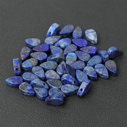 5 x 9 mm Mini-Steinperlen in Blattform, Tropfenform, Tigerauge, Jaspis, Perlen für Damen, Schmuckherstellung, Halskette, Ohrringe, Zubehör, Nr. 10, Lapislazuli, 20 Stück 5 x 9 mm Mini-Steinperlen in Blattform, Tropfenform, Tigerauge, Jaspis, Perlen für Damen, Schmuckherstellung, Halskette, Ohrringe, Zubehör, Nr. 10, Lapislazuli, 20 Stück von TBSKUY