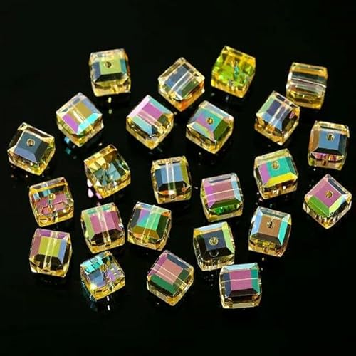 50/100 Stück 4/6/8 mm Kristallperlen AB Bunter Würfel Österreich zur Schmuckherstellung Glasperlen DIY Armband Ohrringe Halskette-5-4,0 mm-100 Stück 50/100 Stück 4/6/8 mm Kristallperlen AB Bunter Würfel Österreich zur Schmuckherstellung Glasperlen DIY Armband Ohrringe Halskette-5-4,0 mm-100 Stück von TBSKUY