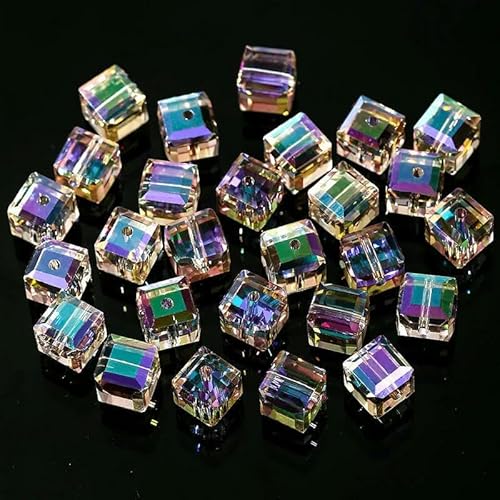50/100 Stück 4/6/8 mm Kristallperlen AB Bunter Würfel Österreich zur Schmuckherstellung Glasperlen DIY Armband Ohrringe Halskette-Farbe 4–8 mm-50 Stück 50/100 Stück 4/6/8 mm Kristallperlen AB Bunter Würfel Österreich zur Schmuckherstellung Glasperlen DIY Armband Ohrringe Halskette-Farbe 4–8 mm-50 Stück von TBSKUY