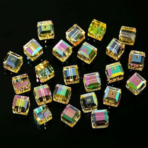 50/100 Stück 4/6/8 mm Kristallperlen AB Bunter Würfel Österreich zur Schmuckherstellung Glasperlen DIY Armband Ohrringe Halskette-Farbe 5-4,0 mm-100 Stück 50/100 Stück 4/6/8 mm Kristallperlen AB Bunter Würfel Österreich zur Schmuckherstellung Glasperlen DIY Armband Ohrringe Halskette-Farbe 5-4,0 mm-100 Stück von TBSKUY