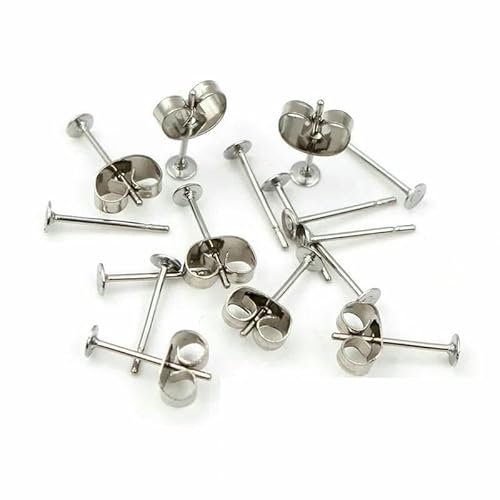 50–100 Stück/Los Goldfarbene Ohrstecker aus Edelstahl, blanke Post-Base-Pins mit Ohrstecker-Befunden, Ohrrücken für DIY-Schmuckherstellung, 3,0 mm x 100 Stück 50–100 Stück/Los Goldfarbene Ohrstecker aus Edelstahl, blanke Post-Base-Pins mit Ohrstecker-Befunden, Ohrrücken für DIY-Schmuckherstellung, 3,0 mm x 100 Stück von TBSKUY