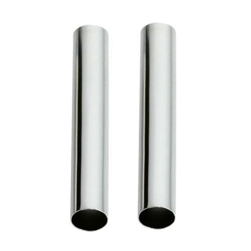 50–100 Stück 4/6 mm goldfarbene Kupferröhrenperlen DIY Armband Halskette lose Abstandsperlen Verbinder gerade Röhre zur Schmuckherstellung-Rhodium-30 x 4,0 mm 100 Stück von TBSKUY