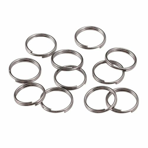 50–200 Stück/Los 4–20 mm offene Biegeringe, Doppelschlaufen, Spaltringe, Verbinder für DIY-Schmuckherstellung, Zubehör – Gun Black – 8 mm x 200 Stück 50–200 Stück/Los 4–20 mm offene Biegeringe, Doppelschlaufen, Spaltringe, Verbinder für DIY-Schmuckherstellung, Zubehör – Gun Black – 8 mm x 200 Stück von TBSKUY