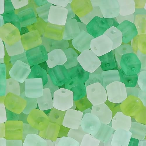 50 Stück 5 x 5 mm quadratische Rocailles-Perlen aus Milchglas zur Herstellung von Armbändern, Schmuckherstellung, farbige Kristallperlen, handgefertigtes DIY-Zubehör, gemischte Far 50 Stück 5 x 5 mm quadratische Rocailles-Perlen aus Milchglas zur Herstellung von Armbändern, Schmuckherstellung, farbige Kristallperlen, handgefertigtes DIY-Zubehör, gemischte Far von TBSKUY