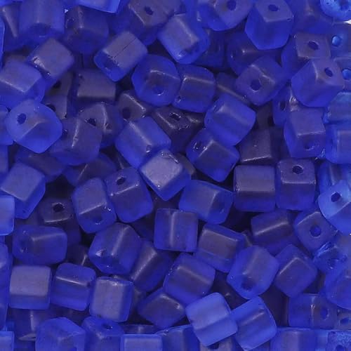 50 Stück 5 x 5 mm quadratische Rocailles-Perlen aus Milchglas zur Herstellung von Armbändern, Schmuckherstellung, farbige Kristallperlen, handgefertigtes DIY-Zubehör – Königsblau 50 Stück 5 x 5 mm quadratische Rocailles-Perlen aus Milchglas zur Herstellung von Armbändern, Schmuckherstellung, farbige Kristallperlen, handgefertigtes DIY-Zubehör – Königsblau von TBSKUY