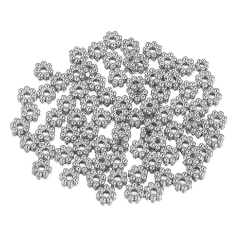 50 Stück Edelstahl-Abstandshalterperlen in Schneeflocken-Blumenform, vergoldet, lose Perlenkappe für DIY-Handarbeiten, Schmuckherstellung, Armband-S3..0 mm 50 Stück Edelstahl-Abstandshalterperlen in Schneeflocken-Blumenform, vergoldet, lose Perlenkappe für DIY-Handarbeiten, Schmuckherstellung, Armband-S3..0 mm von TBSKUY