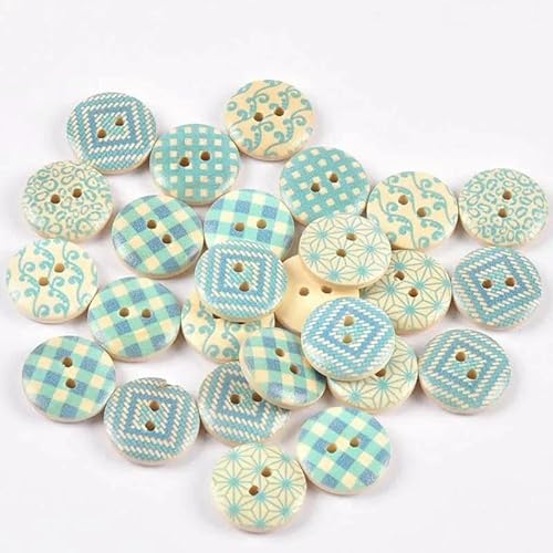 50 Stück runde Holzknöpfe mit 2 Löchern, gemischte Farben, zum Nähen von Kleidung, Zubehör, Basteln, Scrapbooking, DIY, Kinderbekleidung, 18 mm, 5 50 Stück runde Holzknöpfe mit 2 Löchern, gemischte Farben, zum Nähen von Kleidung, Zubehör, Basteln, Scrapbooking, DIY, Kinderbekleidung, 18 mm, 5 von TBSKUY