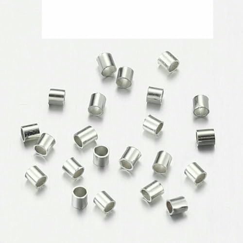 500 Stück/Los 1,5 2,0 2,5 mm Metallrohr-Quetschperlen, Goldstopper, Abstandsperlen für DIY-Schmuckherstellung, Halskette, FindinSupplies-Rhodium-2,0 mm, 500 Stück 500 Stück/Los 1,5 2,0 2,5 mm Metallrohr-Quetschperlen, Goldstopper, Abstandsperlen für DIY-Schmuckherstellung, Halskette, FindinSupplies-Rhodium-2,0 mm, 500 Stück von TBSKUY