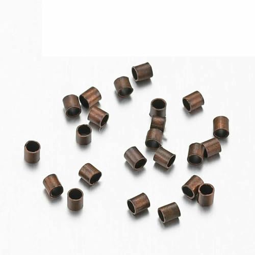 500 Stück/Los 1,5 2,0 2,5 mm Metallrohr-Quetschperlen, Goldstopper, Abstandsperlen für DIY-Schmuckherstellung, Halskette, FindinSupplies-Rotkupfer-2,0 mm, 500 Stück 500 Stück/Los 1,5 2,0 2,5 mm Metallrohr-Quetschperlen, Goldstopper, Abstandsperlen für DIY-Schmuckherstellung, Halskette, FindinSupplies-Rotkupfer-2,0 mm, 500 Stück von TBSKUY