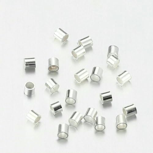 500 Stück/Los 1,5 2,0 2,5 mm Metallrohr-Quetschperlen, Goldstopper, Abstandsperlen für DIY-Schmuckherstellung, Halskette, FindinSupplies-Silber-1,5 mm, 500 Stück 500 Stück/Los 1,5 2,0 2,5 mm Metallrohr-Quetschperlen, Goldstopper, Abstandsperlen für DIY-Schmuckherstellung, Halskette, FindinSupplies-Silber-1,5 mm, 500 Stück von TBSKUY