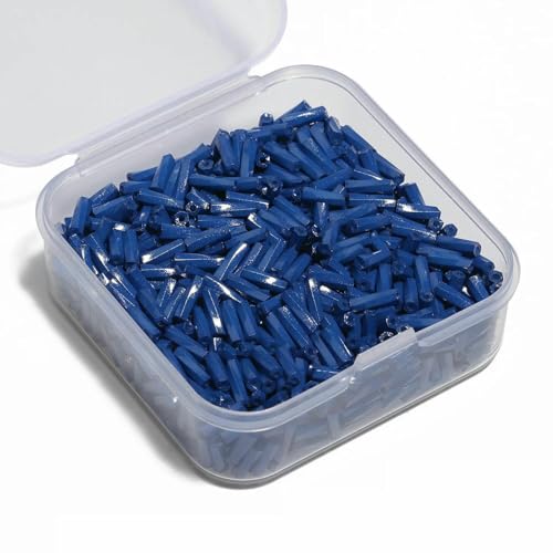 500 Stück 6 mm bunte Glasperlen, Spirale, Röhrenform, tschechische Rocailles-Perlen für DIY-Armbänder, Schmuckherstellung, Zubehör – Farbe: 5 – 1 Box 500 Stück 6 mm bunte Glasperlen, Spirale, Röhrenform, tschechische Rocailles-Perlen für DIY-Armbänder, Schmuckherstellung, Zubehör – Farbe: 5 – 1 Box von TBSKUY