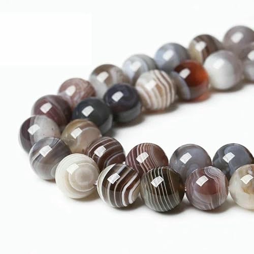 5A Qualität Naturstein Blaue Tigerauge Perlen Runde Lose Perlen 6 8 10 12mm Für Schmuckherstellung DIY Bettelarmband 15" -Botswana Onyx-14,0mm 27 bis 28Stk 5A Qualität Naturstein Blaue Tigerauge Perlen Runde Lose Perlen 6 8 10 12mm Für Schmuckherstellung DIY Bettelarmband 15" -Botswana Onyx-14,0mm 27 bis 28Stk von TBSKUY