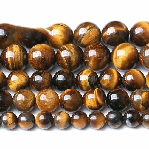 5A Qualität Naturstein Blaue Tigerauge Perlen Runde lose Perlen 6 8 10 12 mm für Schmuckherstellung DIY Bettelarmband 15" -4A Gelbes Tigerauge-10 mm 36 bis 38 Stück 5A Qualität Naturstein Blaue Tigerauge Perlen Runde lose Perlen 6 8 10 12 mm für Schmuckherstellung DIY Bettelarmband 15" -4A Gelbes Tigerauge-10 mm 36 bis 38 Stück von TBSKUY