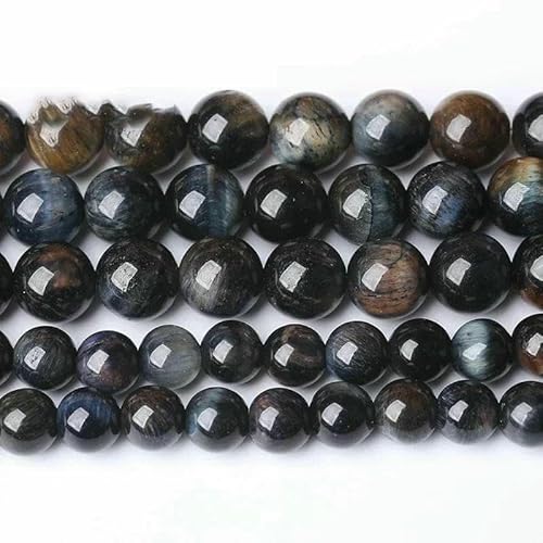 5A Qualität Naturstein Blaue Tigerauge Perlen Runde lose Perlen 6 8 10 12 mm für Schmuckherstellung DIY Bettelarmband 15" -Dunkelblaues Tigerauge_a-12 mm 31 bis 32 Stück 5A Qualität Naturstein Blaue Tigerauge Perlen Runde lose Perlen 6 8 10 12 mm für Schmuckherstellung DIY Bettelarmband 15" -Dunkelblaues Tigerauge_a-12 mm 31 bis 32 Stück von TBSKUY