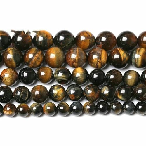 5A Qualität Naturstein Blaue Tigerauge Perlen Runde lose Perlen 6 8 10 12 mm für Schmuckherstellung DIY Bettelarmband 15" - Gelb Blautigerauge-12mm 31 bis 32 Stück 5A Qualität Naturstein Blaue Tigerauge Perlen Runde lose Perlen 6 8 10 12 mm für Schmuckherstellung DIY Bettelarmband 15" - Gelb Blautigerauge-12mm 31 bis 32 Stück von TBSKUY