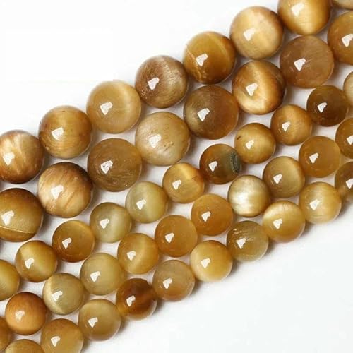 5A Qualität Naturstein Blaue Tigerauge Perlen Runde lose Perlen 6 8 10 12 mm für Schmuckherstellung DIY Bettelarmband 15" -Gold Tigerauge-12 mm 31 bis 32 Stück 5A Qualität Naturstein Blaue Tigerauge Perlen Runde lose Perlen 6 8 10 12 mm für Schmuckherstellung DIY Bettelarmband 15" -Gold Tigerauge-12 mm 31 bis 32 Stück von TBSKUY