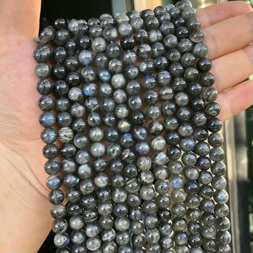 5A Qualität Naturstein Blaue Tigerauge Perlen Runde lose Perlen 6 8 10 12 mm für Schmuckherstellung DIY Bettelarmband 15" - Labradorit A-6mm 59 bis 63 Stück 5A Qualität Naturstein Blaue Tigerauge Perlen Runde lose Perlen 6 8 10 12 mm für Schmuckherstellung DIY Bettelarmband 15" - Labradorit A-6mm 59 bis 63 Stück von TBSKUY