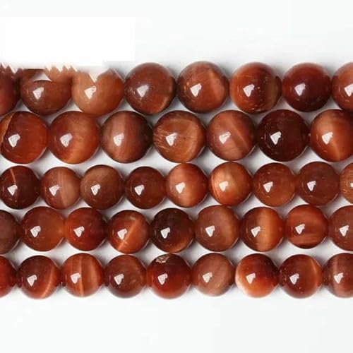 5A Qualität Naturstein Blaue Tigerauge Perlen Runde lose Perlen 6 8 10 12 mm für Schmuckherstellung DIY Bettelarmband 15" -Orange Tigerauge-10 mm 36 bis 38 Stück 5A Qualität Naturstein Blaue Tigerauge Perlen Runde lose Perlen 6 8 10 12 mm für Schmuckherstellung DIY Bettelarmband 15" -Orange Tigerauge-10 mm 36 bis 38 Stück von TBSKUY