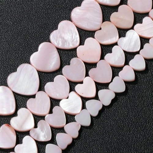 6–12 mm Herz, natürliche Muschelperlen, blau, grün, rot, gelb, lose Abstandsperlen, Anhänger für die Schmuckherstellung, DIY-Halskette, Armbandzubehör, Nr. 3–6 mm, ca. 60 Stück 6–12 mm Herz, natürliche Muschelperlen, blau, grün, rot, gelb, lose Abstandsperlen, Anhänger für die Schmuckherstellung, DIY-Halskette, Armbandzubehör, Nr. 3–6 mm, ca. 60 Stück von TBSKUY