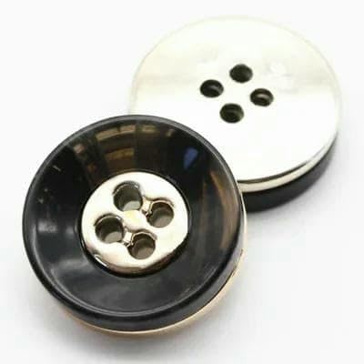 6 Teile/los 15-30mm High-grade 24 arten von harz vier-auge anzug tasten männer und frauen shirts mäntel kleidung dekorative tasten C074-W-30MM von TBSKUY