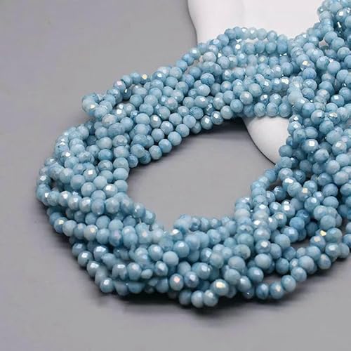 6 mm, 92 Stück/Los, Rondelle-Kristallglasperlen, farbig, facettierte lose Abstandshalter-Glasperlen für die Schmuckherstellung, DIY-Halskette, 3_a, 6 mm, ca. 92 Stück 6 mm, 92 Stück/Los, Rondelle-Kristallglasperlen, farbig, facettierte lose Abstandshalter-Glasperlen für die Schmuckherstellung, DIY-Halskette, 3_a, 6 mm, ca. 92 Stück von TBSKUY