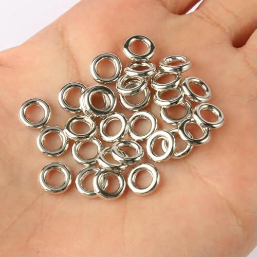 6 mm – 15 mm, Gold, Rhodium, geschlossene Biegeringe, Einzelschlaufenringe, Zubehör für die Schmuckherstellung, DIY-Verbindungszubehör, Silber, 6 x 3,0 mm, 500 Stück 6 mm – 15 mm, Gold, Rhodium, geschlossene Biegeringe, Einzelschlaufenringe, Zubehör für die Schmuckherstellung, DIY-Verbindungszubehör, Silber, 6 x 3,0 mm, 500 Stück von TBSKUY