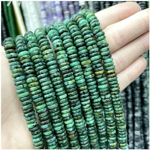 6 x 2 mm, flach, rund, Naturstein, Amethyst, Labradorit, Achat, Rondelle, Scheibe, lose Perlen für die Schmuckherstellung, DIY-Armband, 1–2 x 6 mm, 175 Stück 6 x 2 mm, flach, rund, Naturstein, Amethyst, Labradorit, Achat, Rondelle, Scheibe, lose Perlen für die Schmuckherstellung, DIY-Armband, 1–2 x 6 mm, 175 Stück von TBSKUY