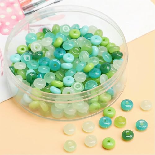 6 x 3,0 mm, 60 Stück, Premium-Glasperlen, Charm-Abstandshalter, Radscheibenperlen – einzigartiges Design für Armbandanhänger, DIY-Schmuckstücke – MX1, ca. 120 Stück – 6 mm 6 x 3,0 mm, 60 Stück, Premium-Glasperlen, Charm-Abstandshalter, Radscheibenperlen – einzigartiges Design für Armbandanhänger, DIY-Schmuckstücke – MX1, ca. 120 Stück – 6 mm von TBSKUY