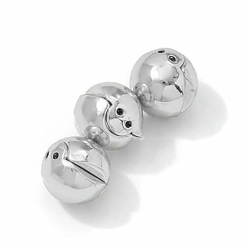 7mm 18K vergoldete Magnetverschlüsse für Schmuck,Magnetverschlüsse,Trendy Armbänder/Halsketten Verbinder Verschluss Zubehör-Rhodium plattiert-4 Stück 7mm 18K vergoldete Magnetverschlüsse für Schmuck,Magnetverschlüsse,Trendy Armbänder/Halsketten Verbinder Verschluss Zubehör-Rhodium plattiert-4 Stück von TBSKUY