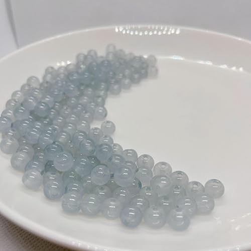 8 mm Glasperlen, schöne mehrfarbige Perlen, handgefertigt, DIY-Armband, Armband, Schmuck, handgefertigte Perlen, Zubehör, Material, 2–2–8 mm (50 Stück) von TBSKUY