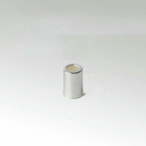 925 Sterling Silber Hypoallergen Lose Quetschperlen 2mm Glatte kleine Röhrchen Abstandshalter für Schmuckherstellung-2mm x1.2mm-1 PC von TBSKUY