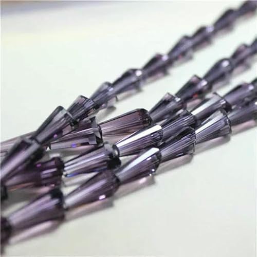 95 Stück/Los Kristallperlen für Handarbeiten, 3 x 6 mm, Glasröhren-Abstandshalterperlen, europäisches Design, Turm-Quarz-Lampwork-Perlen – Lavendel – 3 x 6 mm, 95 Stück 95 Stück/Los Kristallperlen für Handarbeiten, 3 x 6 mm, Glasröhren-Abstandshalterperlen, europäisches Design, Turm-Quarz-Lampwork-Perlen – Lavendel – 3 x 6 mm, 95 Stück von TBSKUY