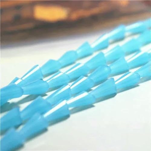 95 Stück/Los Kristallperlen für Handarbeiten, 3 x 6 mm, Glasröhren-Abstandshalterperlen, europäisches Design, Turm-Quarz-Lampwork-Perlen – Seeblau – 3 x 6 mm, 95 Stück 95 Stück/Los Kristallperlen für Handarbeiten, 3 x 6 mm, Glasröhren-Abstandshalterperlen, europäisches Design, Turm-Quarz-Lampwork-Perlen – Seeblau – 3 x 6 mm, 95 Stück von TBSKUY