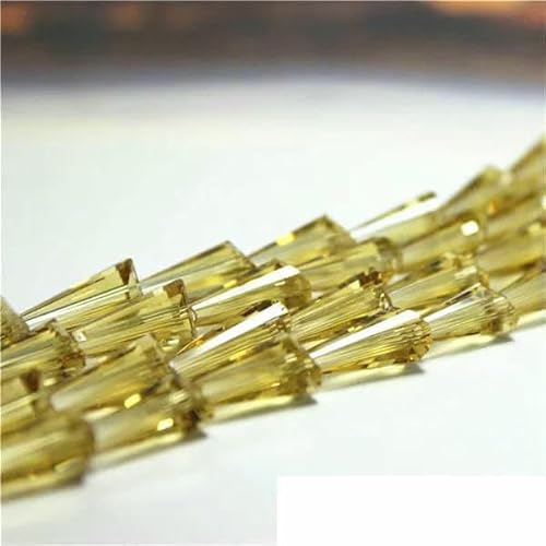 95 Stück/Los Kristallperlen für Handarbeiten, 3 x 6 mm, Glasröhren-Abstandshalterperlen, europäisches Design, Turm-Quarz-Lampwork-Perlen – braun – 3 x 6 mm, 95 Stück 95 Stück/Los Kristallperlen für Handarbeiten, 3 x 6 mm, Glasröhren-Abstandshalterperlen, europäisches Design, Turm-Quarz-Lampwork-Perlen – braun – 3 x 6 mm, 95 Stück von TBSKUY