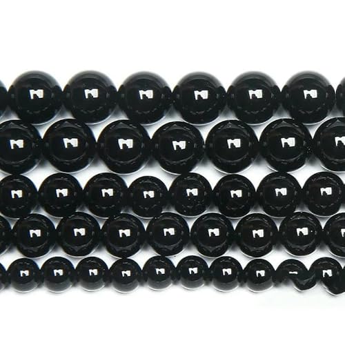 AA-Qualität, schwarzer Achat, rund, Edelstein, lose Perlen, 38,1 cm Strang, 3, 4, 6, 8, 10, 12 mm, Auswahlgröße für Schmuck – 12 mm, 31 bis 32 Stück AA-Qualität, schwarzer Achat, rund, Edelstein, lose Perlen, 38,1 cm Strang, 3, 4, 6, 8, 10, 12 mm, Auswahlgröße für Schmuck – 12 mm, 31 bis 32 Stück von TBSKUY
