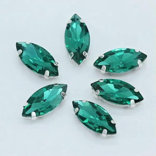 Alle Größen/Pferdeauge, 24 Farben, zum Aufnähen von Kristallglassteinen, Strasssteinen, silberner Krallenknopf für Kleidung, Erinite, 9p, 13 x 27 mm Alle Größen/Pferdeauge, 24 Farben, zum Aufnähen von Kristallglassteinen, Strasssteinen, silberner Krallenknopf für Kleidung, Erinite, 9p, 13 x 27 mm von TBSKUY
