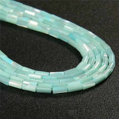 Bunte natürliche Süßwasser-Muschel-Röhrenperlen, gefärbte Perlmutt-Muschel, lose Perlen für die Schmuckherstellung, DIY-Armband, Halskette, 38,1 cm – 1 Röhre, 4 x 8 mm Bunte natürliche Süßwasser-Muschel-Röhrenperlen, gefärbte Perlmutt-Muschel, lose Perlen für die Schmuckherstellung, DIY-Armband, Halskette, 38,1 cm – 1 Röhre, 4 x 8 mm von TBSKUY