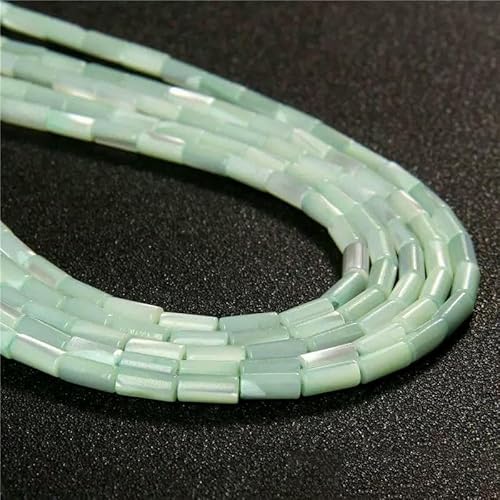 Bunte natürliche Süßwasser-Muschel-Röhrenperlen, gefärbte Perlmutt-Muschel, lose Perlen für die Schmuckherstellung, DIY-Armband, Halskette, 38,1 cm – 2 Röhren, 4 x 8 mm Bunte natürliche Süßwasser-Muschel-Röhrenperlen, gefärbte Perlmutt-Muschel, lose Perlen für die Schmuckherstellung, DIY-Armband, Halskette, 38,1 cm – 2 Röhren, 4 x 8 mm von TBSKUY