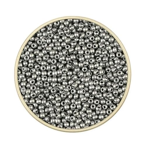 Ca. 1000 Stück 2 mm Matellic Charm Tschechische Glasperlen Rocailles zur Schmuckherstellung, Armband, Halskette, DIY-Zubehör-FAM1036-Ca. 2000 Stück 15 g Ca. 1000 Stück 2 mm Matellic Charm Tschechische Glasperlen Rocailles zur Schmuckherstellung, Armband, Halskette, DIY-Zubehör-FAM1036-Ca. 2000 Stück 15 g von TBSKUY