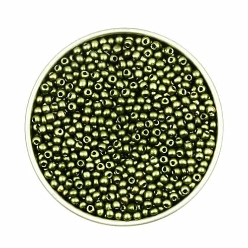 Ca. 1000 Stück 2 mm Matellic Charm Tschechische Glasperlen Rocailles zur Schmuckherstellung, Armband, Halskette, DIY-Zubehör-XP02-Ca. 2000 Stück 15 g Ca. 1000 Stück 2 mm Matellic Charm Tschechische Glasperlen Rocailles zur Schmuckherstellung, Armband, Halskette, DIY-Zubehör-XP02-Ca. 2000 Stück 15 g von TBSKUY