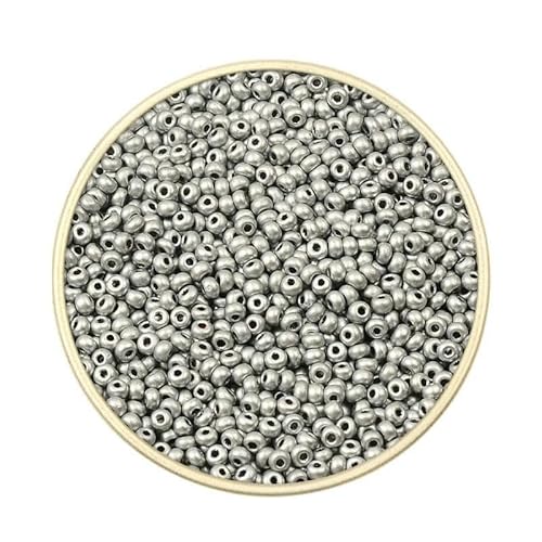 Ca. 1000 Stück 2 mm Matellic Charm Tschechische Glasperlen Rocailles zur Schmuckherstellung, Armband, Halskette, DIY-Zubehör-XP12-Ca. 1000 Stück 7,5 g Ca. 1000 Stück 2 mm Matellic Charm Tschechische Glasperlen Rocailles zur Schmuckherstellung, Armband, Halskette, DIY-Zubehör-XP12-Ca. 1000 Stück 7,5 g von TBSKUY