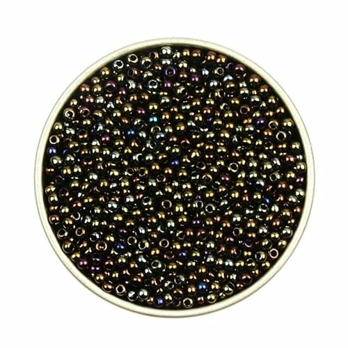 Ca. 1000 Stück 2 mm Matellic Charm Tschechische Glasperlen Rocailles zur Schmuckherstellung, Armband, Halskette, DIY-Zubehör-XP17-Ca. 1000 Stück 7,5 g Ca. 1000 Stück 2 mm Matellic Charm Tschechische Glasperlen Rocailles zur Schmuckherstellung, Armband, Halskette, DIY-Zubehör-XP17-Ca. 1000 Stück 7,5 g von TBSKUY