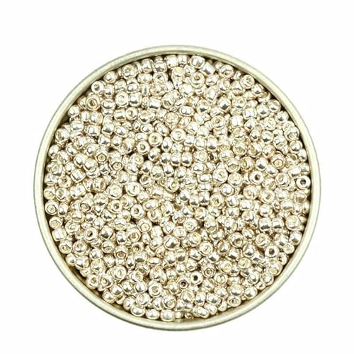 Ca. 1000 Stück 2 mm Matellic Charm Tschechische Glasperlen Rocailles zur Schmuckherstellung, Armband, Halskette, DIY-Zubehör-XP22-Ca. 1000 Stück 7,5 g Ca. 1000 Stück 2 mm Matellic Charm Tschechische Glasperlen Rocailles zur Schmuckherstellung, Armband, Halskette, DIY-Zubehör-XP22-Ca. 1000 Stück 7,5 g von TBSKUY