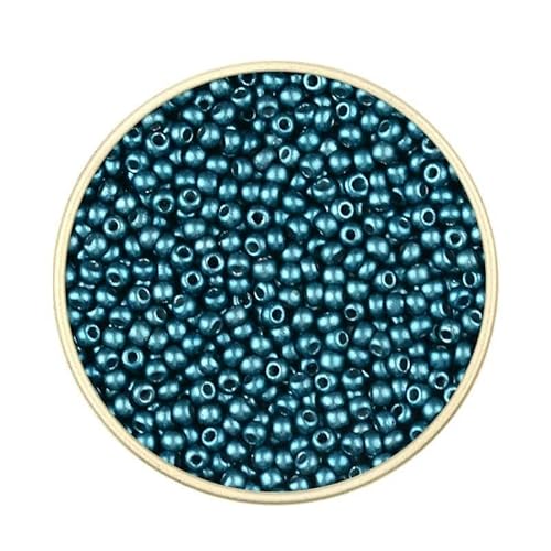 Ca. 1000 Stück 2 mm Matellic Charm Tschechische Glasperlen Rocailles zur Schmuckherstellung, Armband, Halskette, DIY-Zubehör-XP30-Ca. 1000 Stück 7,5 g Ca. 1000 Stück 2 mm Matellic Charm Tschechische Glasperlen Rocailles zur Schmuckherstellung, Armband, Halskette, DIY-Zubehör-XP30-Ca. 1000 Stück 7,5 g von TBSKUY