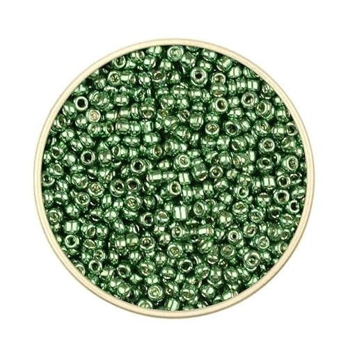 Ca. 1000 Stück 2 mm Matellic Charm Tschechische Glasperlen Rocailles zur Schmuckherstellung, Armband, Halskette, DIY-Zubehör-XP31-Ca. 1000 Stück 7,5 g Ca. 1000 Stück 2 mm Matellic Charm Tschechische Glasperlen Rocailles zur Schmuckherstellung, Armband, Halskette, DIY-Zubehör-XP31-Ca. 1000 Stück 7,5 g von TBSKUY