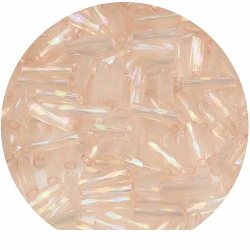 Ca. 500 Stück Stiftperlen, gedrehtes Rohrglas zur Schmuckherstellung, Perlen, Zubehör, Halsketten, Armbänder, 2 x 6,5 mm, DIY-ND46, Ca. 500 Stück, 16,5 g Ca. 500 Stück Stiftperlen, gedrehtes Rohrglas zur Schmuckherstellung, Perlen, Zubehör, Halsketten, Armbänder, 2 x 6,5 mm, DIY-ND46, Ca. 500 Stück, 16,5 g von TBSKUY