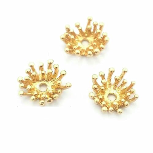 Durchmesser 12 MM 14,0 mm 15 MM 18 MM 18 Karat Goldfarbe Messing Blumenkappen Perlenkappen DIY Schmuckherstellung Ohrringe Zubehör für Frauen-35777-18 Karat Goldfarbe Durchmesser 12 MM 14,0 mm 15 MM 18 MM 18 Karat Goldfarbe Messing Blumenkappen Perlenkappen DIY Schmuckherstellung Ohrringe Zubehör für Frauen-35777-18 Karat Goldfarbe von TBSKUY